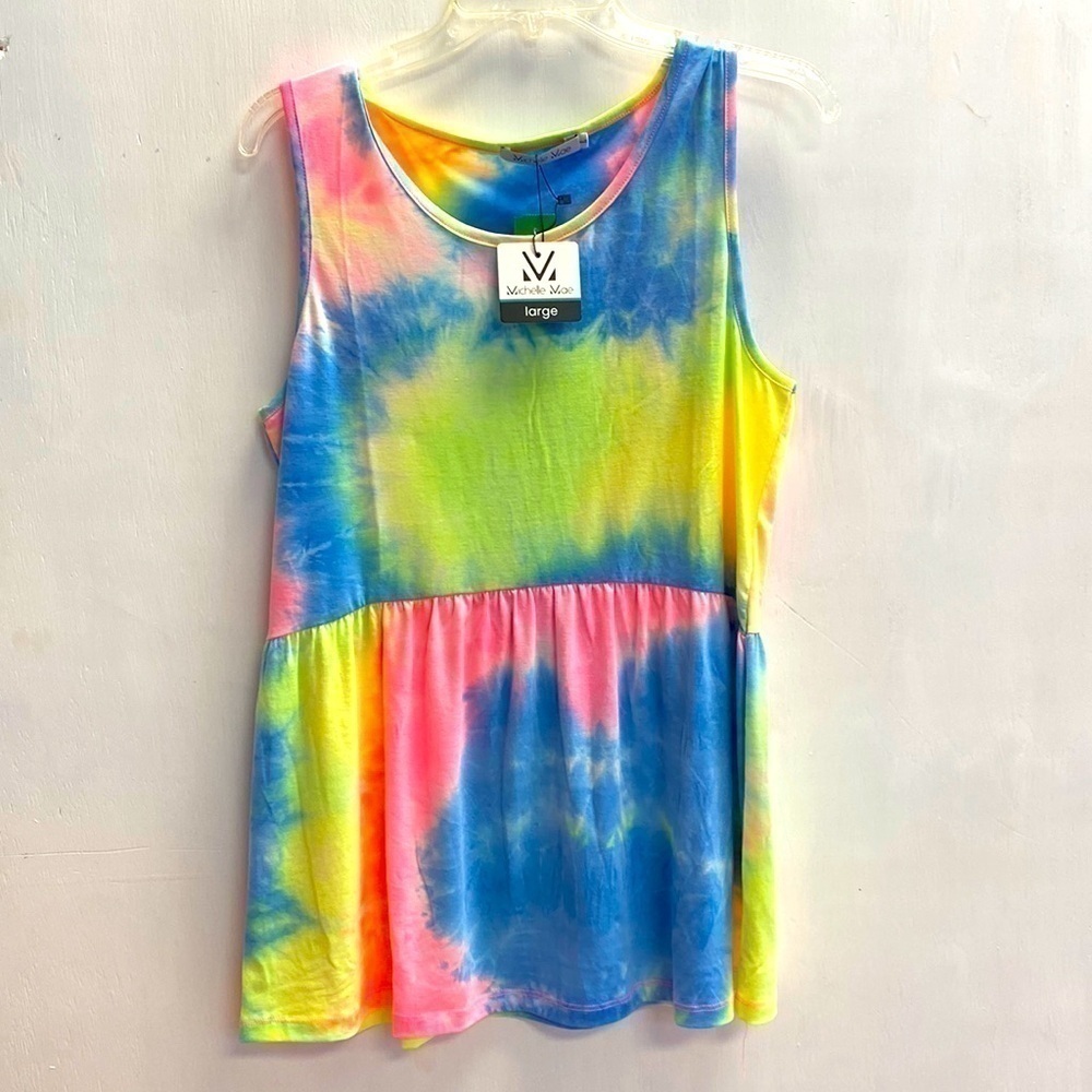 Michelle Mae tie dye tank I-11